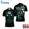 Lava Skull Green Bay Packers Personalized Polo Shirt