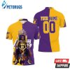 Lebron James On Throne Los Angles Lakers Legend Personalized Polo Shirt