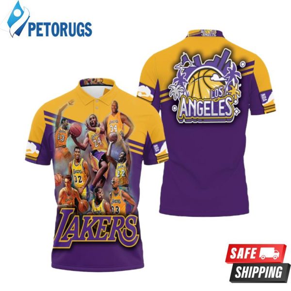 Legend Of Los Angeles Lakers Western Conference Nba Polo Shirt