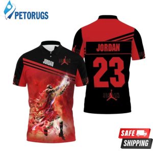 Legend Of Nba Michael Jordan 23 Chicago Bulls Polo Shirt