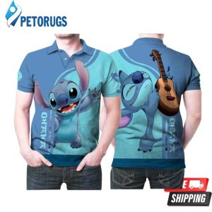 Lilo And Stitch Film Ohana Hawaii Printed Gift For Stitch Fan Polo Shirt