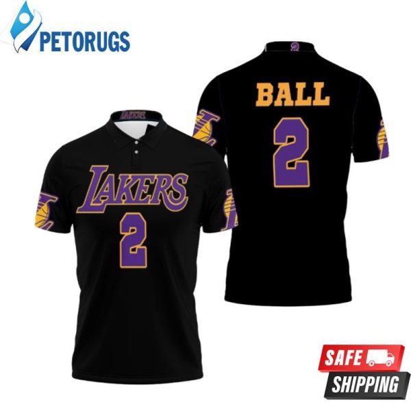 Lonzo Ball Lakers Inspired Style Polo Shirt