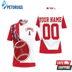 Los Angeles Angels Personalized Polo Shirt