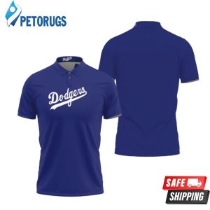 Los Angeles Dodgers Royal Inspired Style Polo Shirt