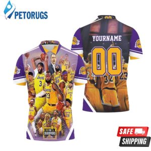 Los Angeles Lakers Champions For Fans Polo Shirt