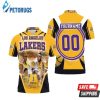 Los Angeles Lakers Player Photo Logo Western Conference Polo Shirt