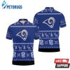 Los Angeles Rams Nfl Ugly Sweat Christmas Polo Shirt