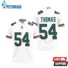 Miami Dolphins Zach Thomas #54 Nfl American Football White 2019 Alternate Game Polo Shirt