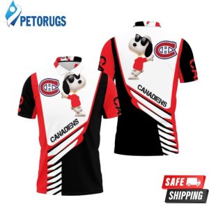 Montreal Canadiens Snoopy For Fans Polo Shirt