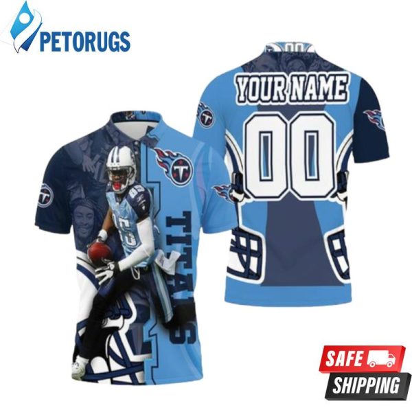 Mycole Pruitt 85 Tennessee Titans Afc South Division Super Bowl Personalized Polo Shirt