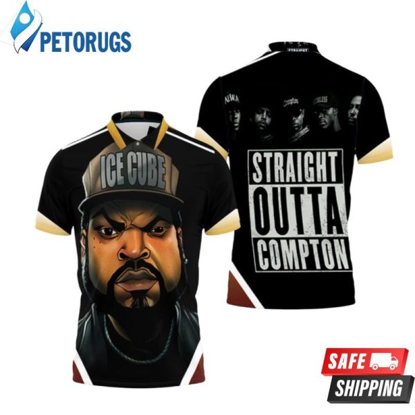 N.w.a Ice Cube Straight Outta Compton Polo Shirt