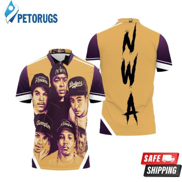 N.w.a Legendary Rappers Polo Shirt