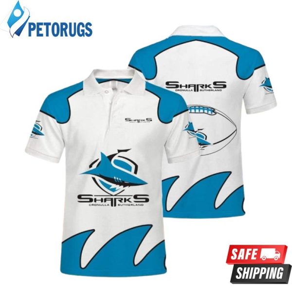 NRL Cronulla-sutherland Sharks Polo Shirt