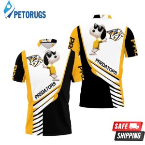 Nashville Predators Snoopy For Fans Polo Shirt