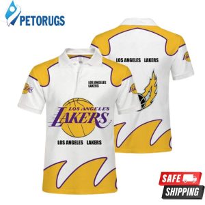 Nba Los Angeles Lakers Casual Summer Short Polo Shirt