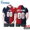 New England Patriots Nfl Custom American Football Tom Brady Vapor Navy Red Two Tone Style Gift For Patriots Fans Polo Shirt