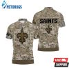 New Orleans Saints Camouflage Veteran Polo Shirt