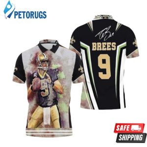 New Orleans Saints Drew Bees Legend Qustyleerback Personalized Polo Shirt