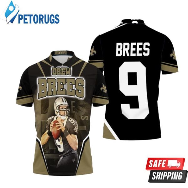 New Orleans Saints Drew Brees Polo Shirt