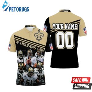 New Orleans Saints Nfl Season Nfc South Division Winners Champions Great Players Personalized Polo Shirt