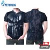 New York Yankees The Punisher Skull Armour Blue Camouflage Designed For New York Yankees Fan Polo Shirt