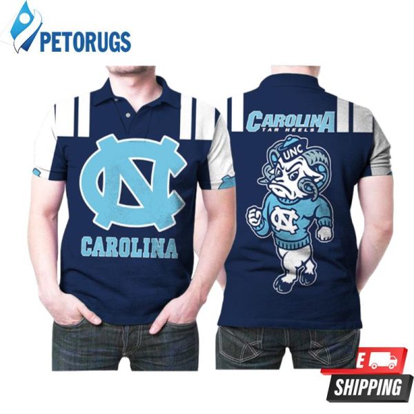 North Carolina Tar Heels Logo Ncaa Mascot Printed Gift For North Carolina Tar Heels Fan Polo Shirt