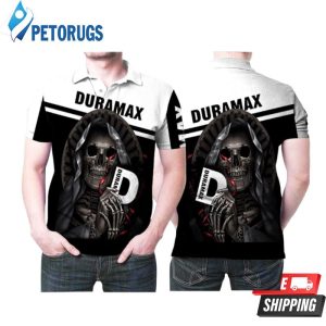 Num Skull Maiden Hugs Duramax Halloween Designed For Duramax Fans Duramax Lovers Polo Shirt