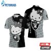 Oakland Raiders Hello Kitty Fan Polo Shirt