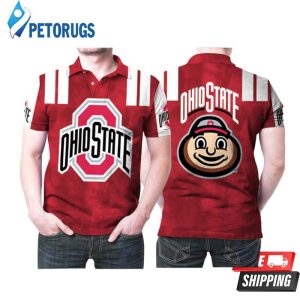 Ohio State Buckeyes Brutus Buckeye Mascot Printed Gift For Buckeyes Fan Polo Shirt