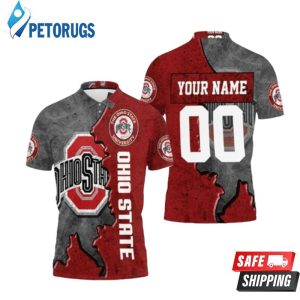 Ohio State Buckeyes Footballs Personalized Polo Shirt