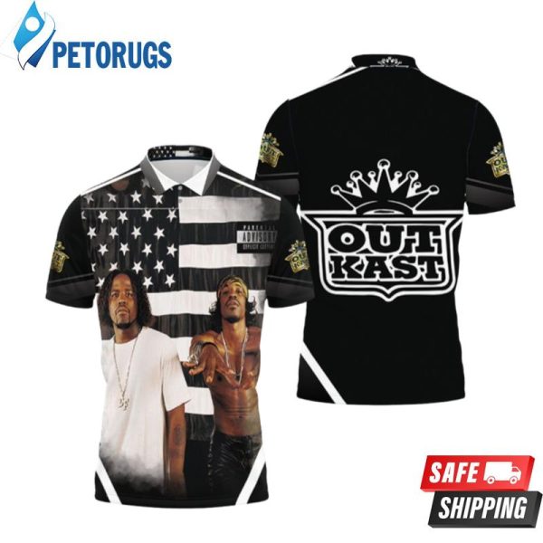 Oukast Stankonia Flag Polo Shirt