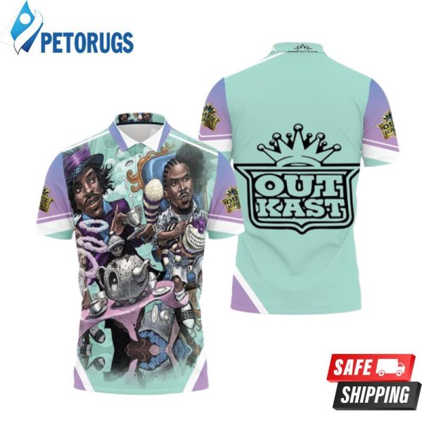 Outkast In Wonderland Graffiti Polo Shirt