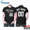 Personalized Brooklyn Nets Any Name 00 City Edition Black Inspired Style Polo Shirt