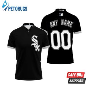 Personalized Chicago White Sox 00 Any Name Mlb Black Inspired Style Polo Shirt