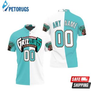 Personalized Memphis Grizzlies Any Name City Edition Split White Teal Inspired Polo Shirt