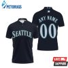 Personalized Seattle Mariners Anyname 00 Majestic Navy Inspired Style Gift For Seattle Mariners Fans Polo Shirt