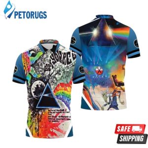 Pink Floyd Graffiti Wall Polo Shirt