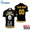 Pittsburgh Steelers 6-time Super Bowl Champions For Fans Personalized Polo Shirt