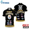 Pittsburgh Steelers 6-time Super Bowl Champions Personalized Polo Shirt