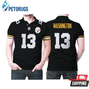 Pittsburgh Steelers James Washington 13 Great Player Nfl Football Team Game Black Style Polo Shirt