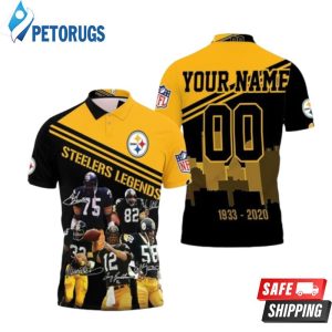 Pittsburgh Steelers Legends Signature 87th Anniversary For Fans Personalized Polo Shirt