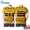 Pittsburgh Steelers Light Up Ugly Christmas Printed Polo Shirt