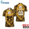 Pittsburgh Steelers Nfl Fan Skull Personalized Polo Shirt