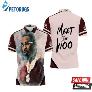 Pop Smoke Oil Paint Rap Hiphop Style Polo Shirt