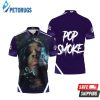 Pop Smoke Shoot For The Stars Aim For The Moon Rose Symbol Polo Shirt