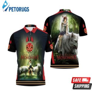 Princess Mononoke Moro-no-kimi Mother Of Wolf Fighting Polo Shirt