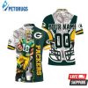 Randall Cobb 18 Green Bay Packers Thanks Nfc North Winner Personalized Polo Shirt