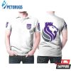 Sacramento Kings Basketball Classic Mascot Logo Gift For Kings Fans White Polo Shirt