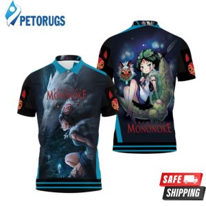 San And Moro-no-kimi Teamwork Princess Mononoke Polo Shirt