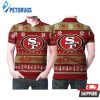 San Francisco 49ers Logo Nfl Ugly Christmas Polo Shirt